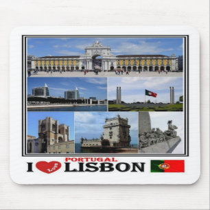 PT Portugal - Lissabon - I Love Mosaic - Muismat