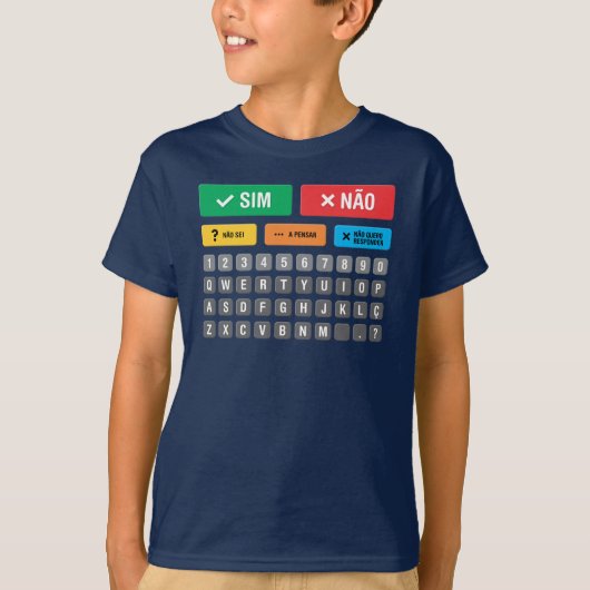 PT-PT Autisme AAC PECS Wijzen Communicatie 05 T-shirt (Voorkant)