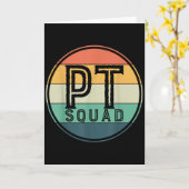 Pt Squad Retro Fysiotherapie  Kaart (Gele Bloem)