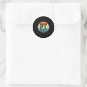 Pt Squad Retro Fysiotherapie Ronde Sticker (Tas)