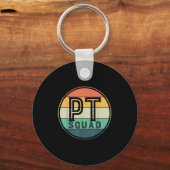 Pt Squad Retro Fysiotherapie  Sleutelhanger (Voorkant)