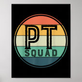 Pt Squad Retro Physical Therapy Poster (Voorkant)