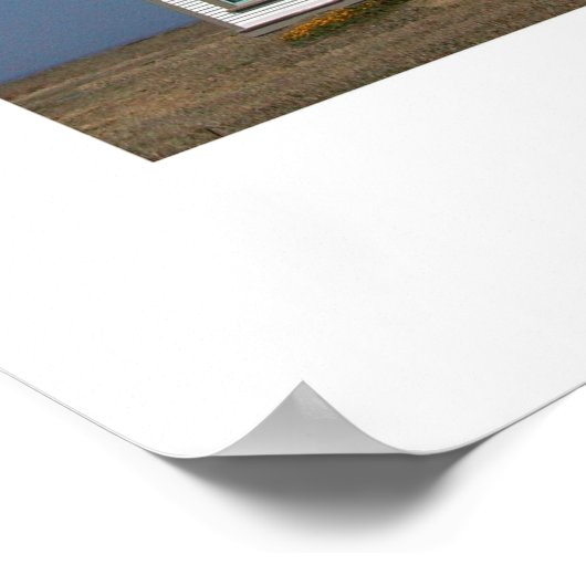 Pt. vuurtoren van Cabrillo, Mendocino, CA Poster (Hoek)