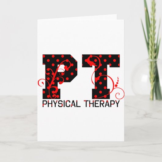 Pt zwarte rode stippen kaart (Voorkant)