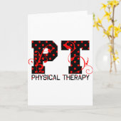 Pt zwarte rode stippen kaart (Gele Bloem)