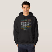 PTA fysiotherapeut fysiotherapie daar Hoodie (Voorkant volledig)