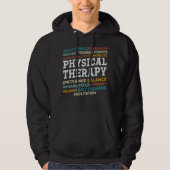 PTA fysiotherapeut fysiotherapie daar Hoodie (Voorkant)