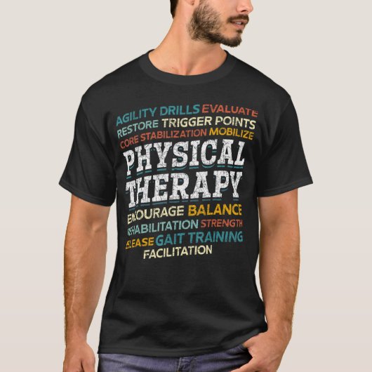 PTA fysiotherapeut fysiotherapie daar T-shirt (Voorkant)