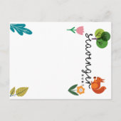 PTA- of PTO-vrijwilligers voor themahelpers vereis Aankondigingskaart (Achterkant)