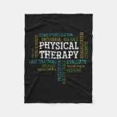 Pta Physical Motivational Therapy Gift Physical Th Fleece Deken (Voorkant)