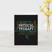 Pta Physical Motivational Therapy Gift Physical Th Kaart (Gele Bloem)