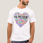 Pta President Heart T-shirt (Voorkant)