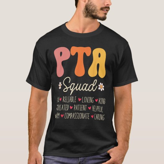 PTA Squad Appreciation Week terug naar school T-shirt (Voorkant)