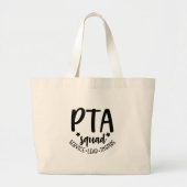 PTA Squad Canvas tas voor Vrijwilliger PTA Mom PTA (Voorkant)