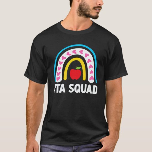PTA Squad Leopard Rainbow Physical Therapist Assis T-shirt (Voorkant)
