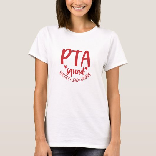 PTA Squad Shirt voor bestuurslid PTA Mom PTA Dad (Voorkant)