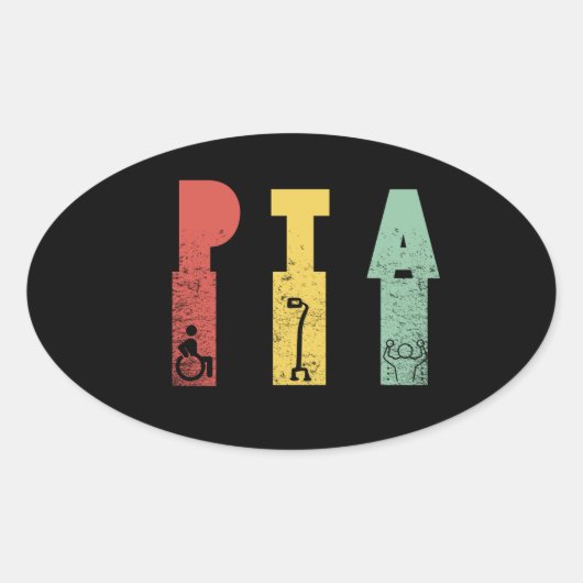 PTA Thermos Ovale Sticker (Voorkant)