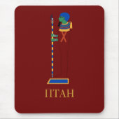 PTAH EGYPTIAN GOD MOUSE MAT MUISMAT (Voorkant)