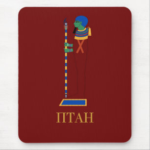 PTAH EGYPTIAN GOD MOUSE MAT MUISMAT