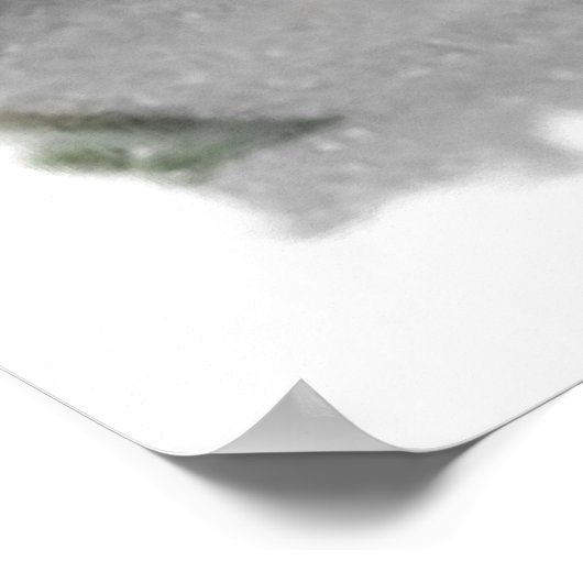 Ptarmigan de Egel Poster (Hoek)