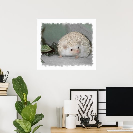 Ptarmigan de Egel Poster (Thuiskantoor)