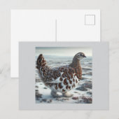 ptarmigan feestdagenkaart (Voorkant / Achterkant)