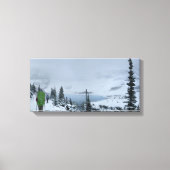 Ptarmigan Lake 2 - Glacier National Park Canvas Afdruk (Voorkant)