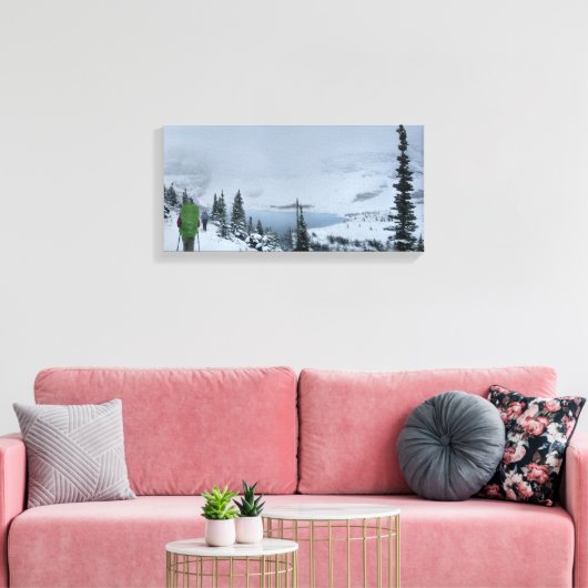 Ptarmigan Lake 2 - Glacier National Park Canvas Afdruk (Insitu (Woonkamer))