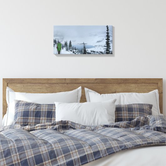 Ptarmigan Lake 2 - Glacier National Park Canvas Afdruk (Insitu (Slaapkamer))