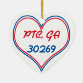 PTC GA 30269 - hart Keramisch Ornament (Voorkant)
