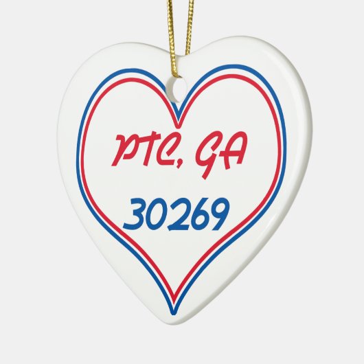 PTC GA 30269 - hart Keramisch Ornament (Links)