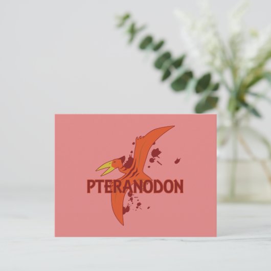 Pteranodon Briefkaart (Staand voorkant)