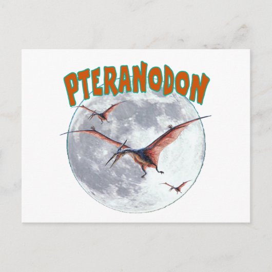 Pteranodon dinosaur briefkaart (Voorkant)