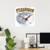 Pteranodon dinosaur poster (Thuiskantoor)