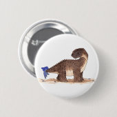 Pteranodon en Camarasaurus Ronde Button 5,7 Cm (Voorkant /achterkant)