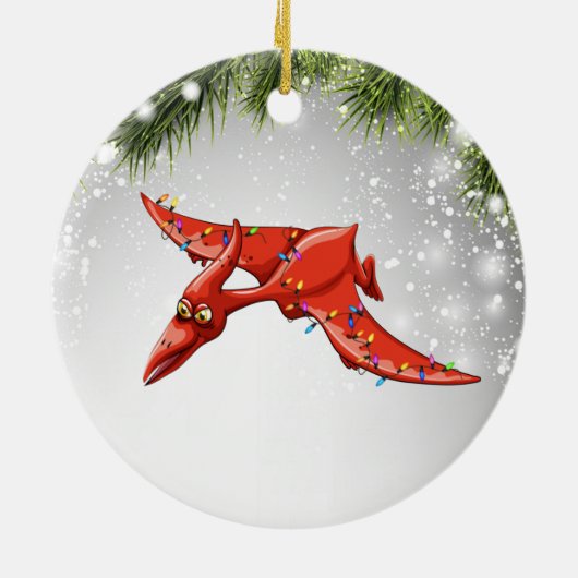 Pteranodon Gift for Pteranodon Lover Adult Kind Keramisch Ornament (Achterkant)