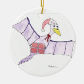 Pteranodon kerstversiering keramisch ornament (Voorkant)