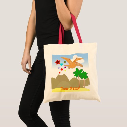 Pteranodon-kleursterren Vulcano-tas/Tas Tote Bag (Voorkant (product))