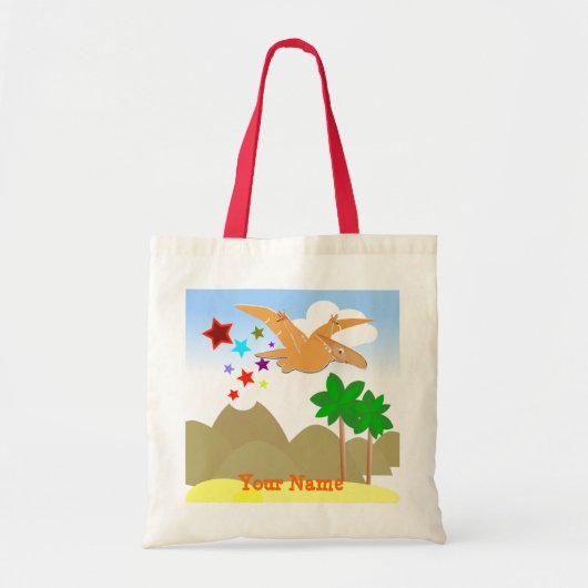 Pteranodon-kleursterren Vulcano-tas/Tas Tote Bag (Voorkant)