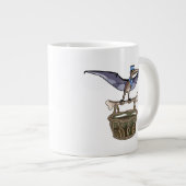 Pteranodon met een mandje grote koffiekop (Voorkant rechts)
