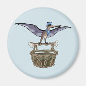 Pteranodon met een mandje magneet (Voorkant)