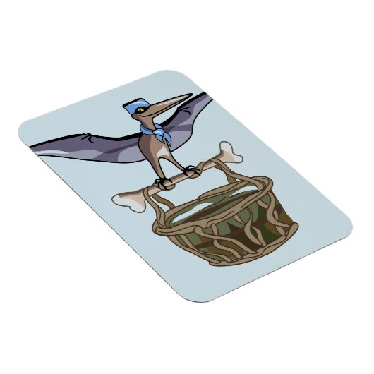 Pteranodon met een mandje magneet (Rechterzijde)