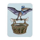 Pteranodon met een mandje magneet (Verticaal)