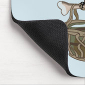 Pteranodon met een mandje muismat (Hoek)