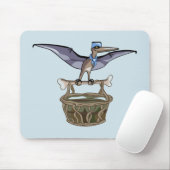 Pteranodon met een mandje muismat (Met muis)