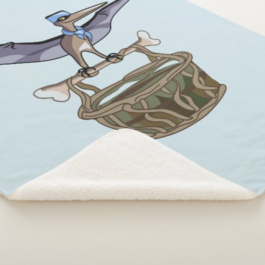Pteranodon met een mandje sherpa deken (3/4)