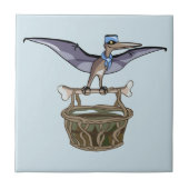 Pteranodon met een mandje tegeltje (Voorkant)