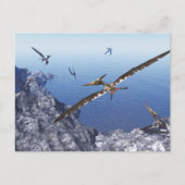 Pteranodon vogels - 3D rendering Briefkaart (Voorkant)