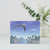 Pteranodon vogels - 3D rendering Briefkaart (Staand voorkant)