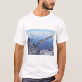 Pteranodon vogels - 3D rendering T-shirt (Voorkant)